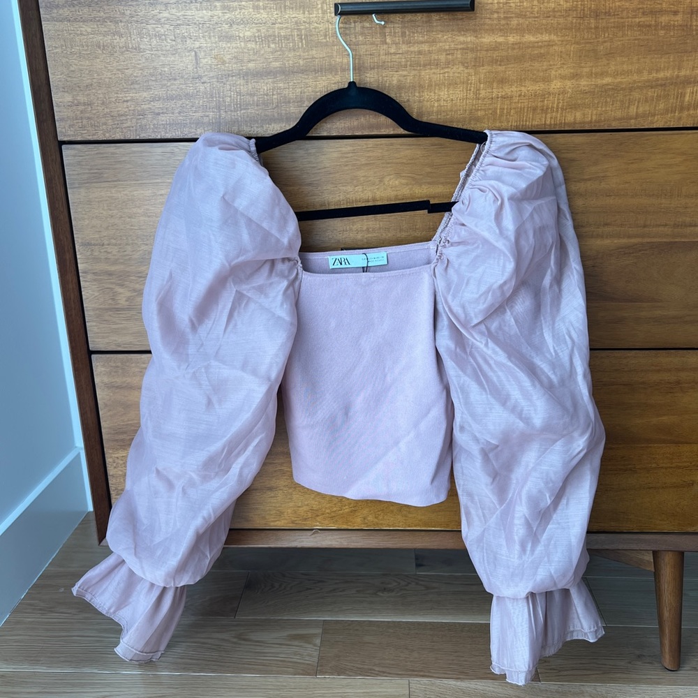 NWT Ruffle Top Zara